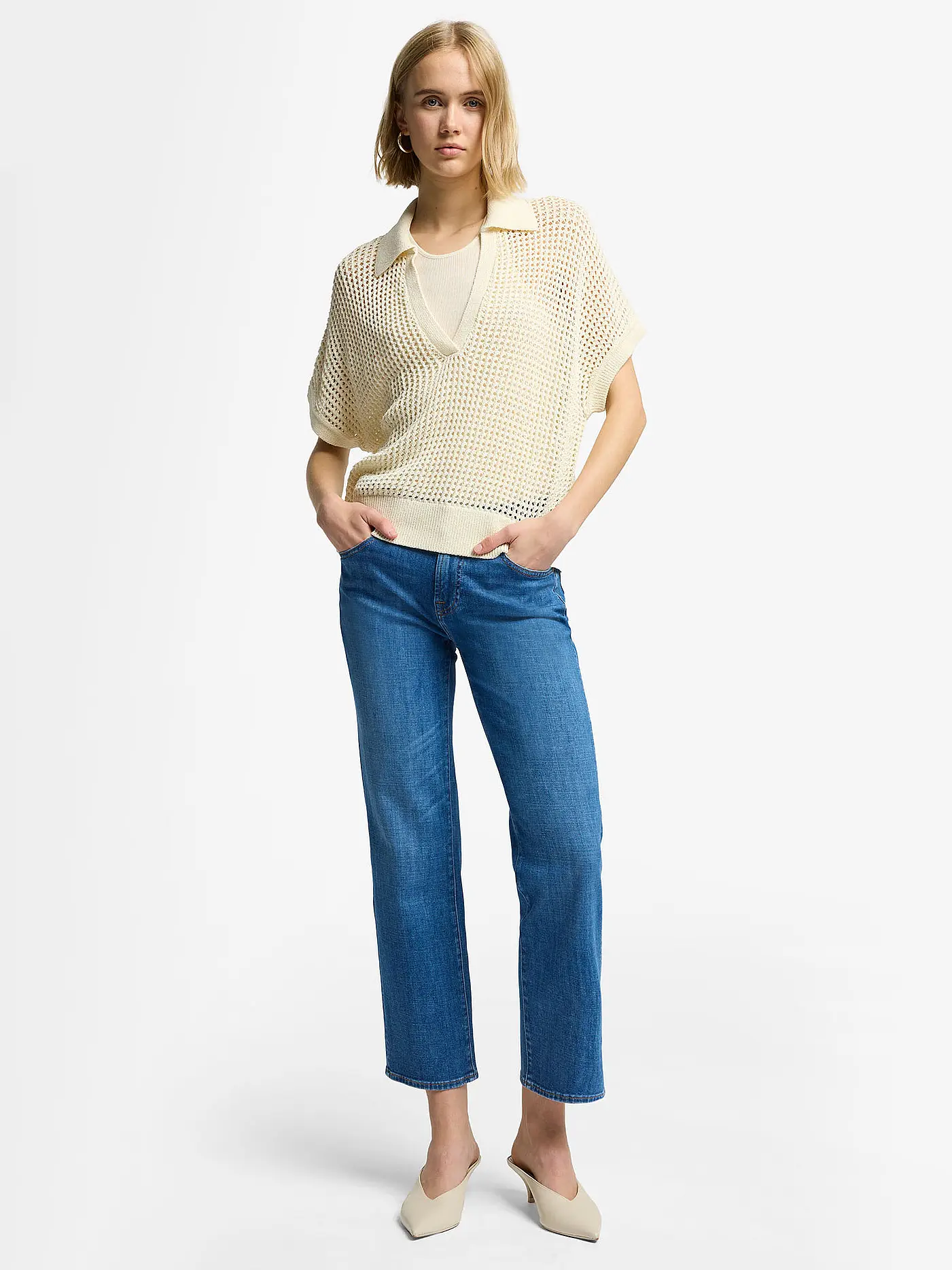 7 FOR ALL MANKIND | Jeans Straight Fit 7/8 CALIE | 